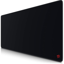 Килимок для миші Titanwolf Schwarz XXL 900x400mm - великий килимок для геймінгу, чорний, покращена точність та швидкість