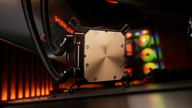 Система водяного охолодження процесора Krux HydroX 360 ARGB, 3x 120мм, 4-pin, чорна