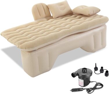 Надувна матрац для авто Ergocar з насосом: для кемпінгу, подорожей, пляжу
