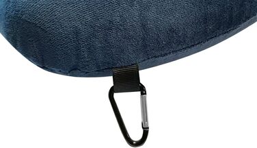 Подушка для шиї M LINE для подорожей (літак, авто) - Memory Foam - Запобігає болю в шиї - Синій