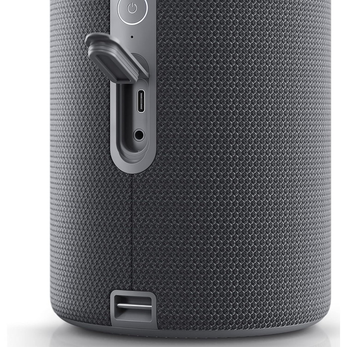 Loewe We. HEAR 2 Storm Grey – Портативна Bluetooth колонка 60W, водостійка, до 17 годин роботи