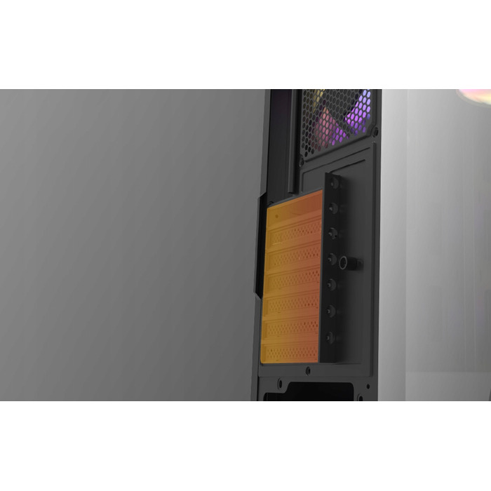 Корпус для комп'ютера Darkflash DK151 ARGB Midi Tower ATX, чорний, з вікном