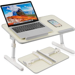 Регульований стіл-підставка для ноутбука: висота та кут нахилу, складна, для софи, ліжка, тераси, балкона, саду, пляжу