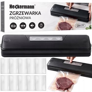 Вакууматор Heckermann GM-77 150W, чорний
