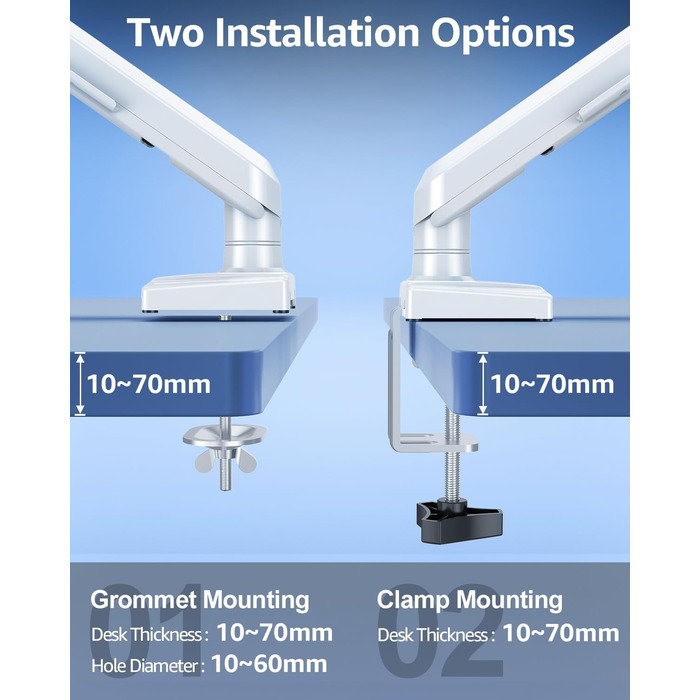 Кріплення для монітора ELIVED EV6011W: регульована підставка для моніторів 13-32