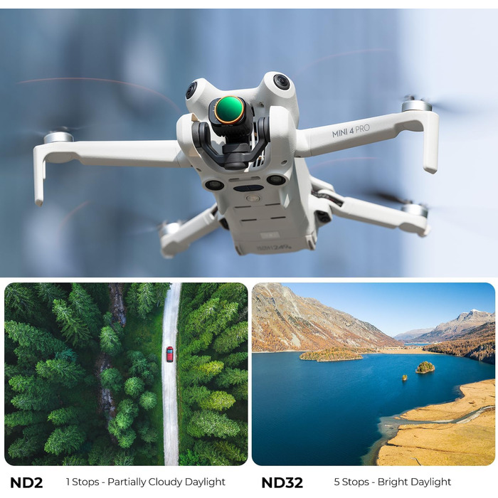 Набір фільтрів K&F Concept Mini 4 Pro: ND, CPL, поляризаційний, 6 шт. для DJI Mini 4 Pro