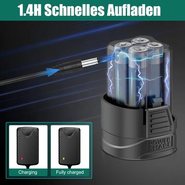 Акумуляторна дриль-шуруповерт HYCHIKA NBT-CD-16.8A-BL: 45Nm, 23+1 момент, 53 шт. аксесуарів, LED, 1500mAh