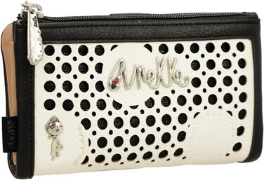 Anekke Alma RFID Wallet, Protection and Elegant Style, Spacious Compartments and Zipper, Dimensions: 18 x 10 x 2 cm, Wallets for Women, Multicolor