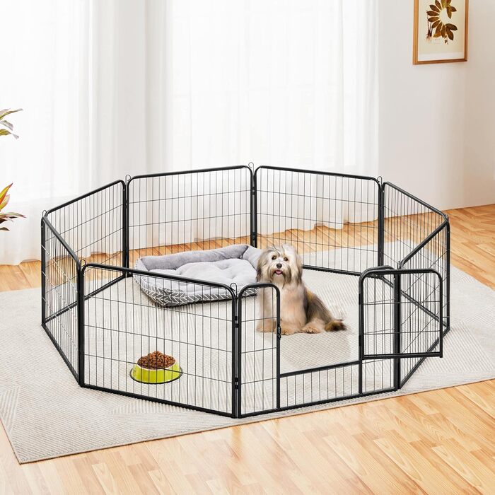 Клітка для собак Yaheetech з 8 секціями, 80x80 см, для дому та саду