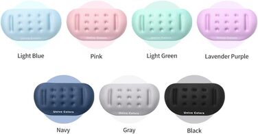 Підкладка для зап'ястя Univo Colors Marineblau з Memory Foam, ергономічна, для комп'ютера, ноутбука, офісу, геймінгу, друку, з гелевим наповнювачем