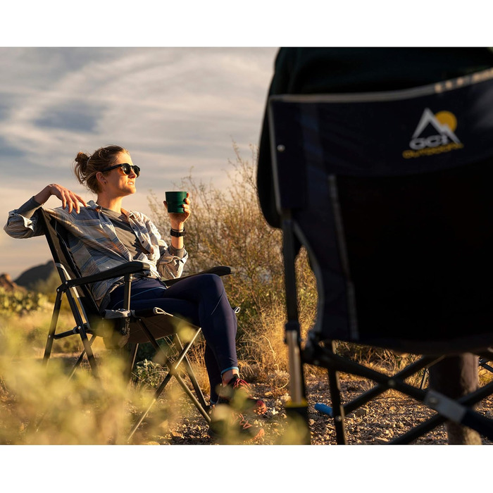 Зручне крісло для кемпінгу GCI Outdoor Eazy Chair - портативне, легке