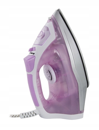 Парова праска Esperanza 2400W, керамічна підошва, система Anti-Drip, рожева