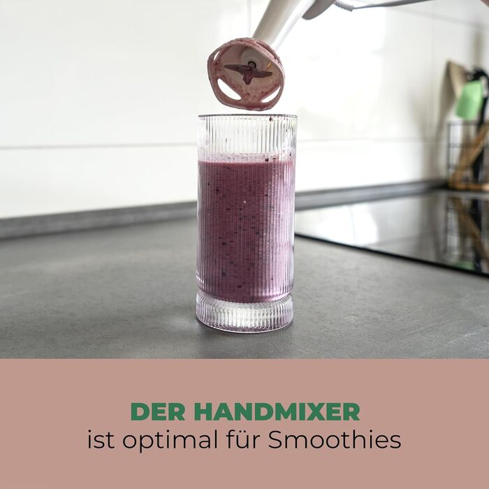 Ручний міксер Clatronic HM 3524: потужний 300W, 5 швидкостей, турбо-режим, знімне насадка