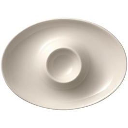 Villeroy & Boch - For Me Egg Cups, beautifully shaped egg cups made of premium porcelain for every occasion, dishwasher-safe, white
