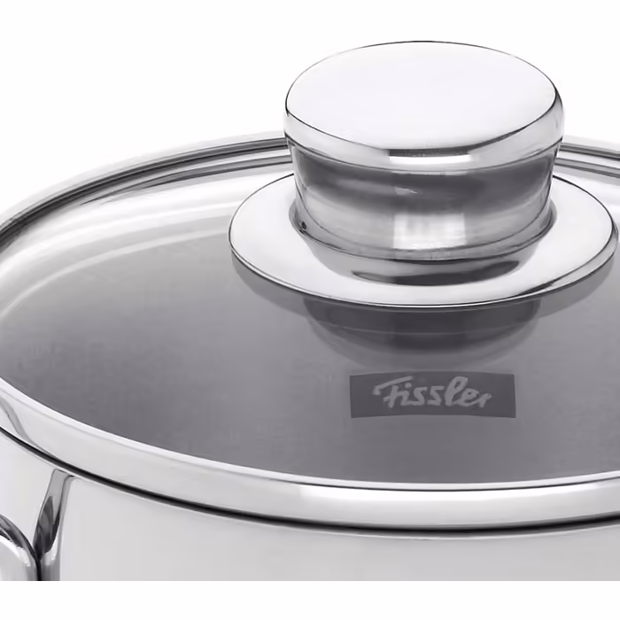 Міні-кастрюля Fissler Häppchen 0,5 л, 12 см, з нержавіючої сталі, з кришкою зі скла, для індукції