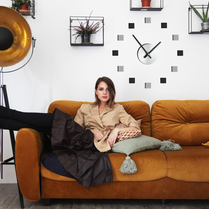 Relaxdays DIY Modern Wall Clock