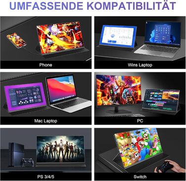 Портативний монітор 15.6