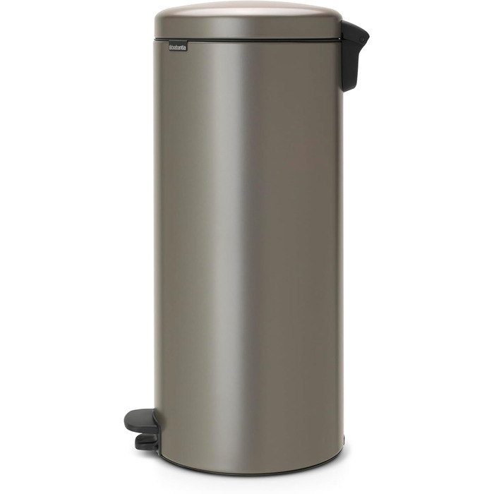 Відро Brabantia з педальним механізмом, 30 літрів, Platinum (з пластиковим вкладишем)