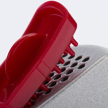 Прес для часнику Westmark з великою камерою та елементом для чищення, 16.2 см, алюміній/пластик, срібно-червоний, 30082260 Josie