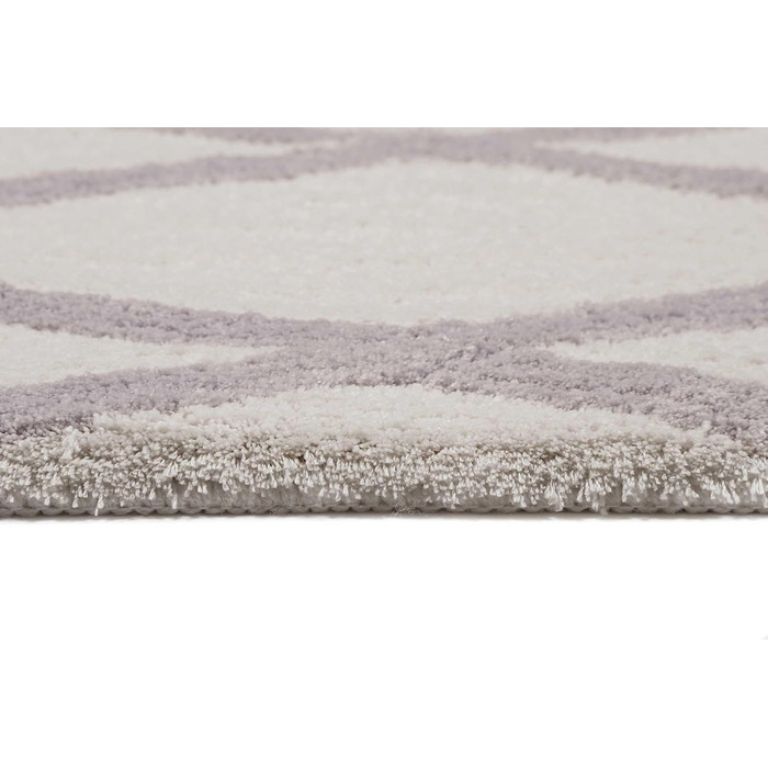 Homie Living Bath Mat, Non-Slip and Washable Fluffy Rug with Soft Pile, San Bosa (60 x 100 cm, Beige Grey) Beige Grey 60 x 100 cm