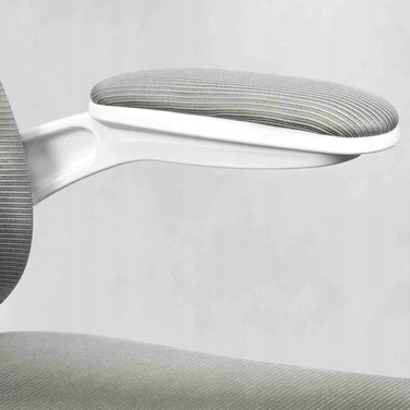 Ергономічне офісне обертове крісло Ergo Lite LVNSystem, біле (107-131 см, до 120 кг)