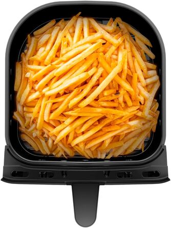 WMF Multi Taste Hot Air Fryer, Airfryer, 1550 W, 4.6l for 2-4 people, healthy frying, drying, grilling, hot air fryer with 8 programs, 4.6 Liter Air Fryer, black