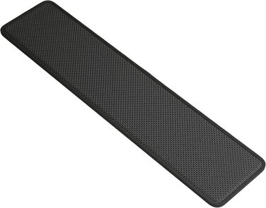 Підставка під зап'ястя для клавіатури Glorious Gaming Padded Keyboard Wrist Rest (Full Size, 17 мм) — м'яка тканинна основа, протиковзний гумовий низ, чорна, 440 x 100 x 17 мм