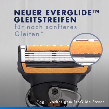 Електрична бритва для чоловіків Gillette Fusion5 ProGlide Power, металевий корпус, чорна