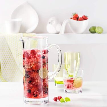 Villeroy & Boch – Entree Glass Tumbler Clear, Dishwasher-Safe, Carafe, Glass Carafe, Water Carafe, Pitcher, Bedside Table Glass Carafe, Transparent Pitcher, Transparent Jug, Crystal Glass