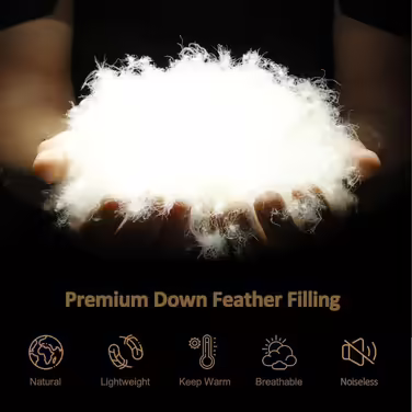 DWR Winter Down Comforter 135x200cm Bedspread made of goose down and feathers, Extra soft organic cotton quilted, Winter warm and thick with high fill power, Down comforter, White 135 x 200 cm White / Winter Down Comforter