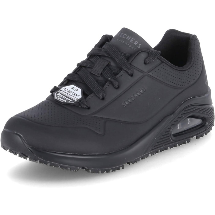 Черевики Skechers UNO SR для жінок, робочі кросівки, чорний, синтетика, розмір 39 EU