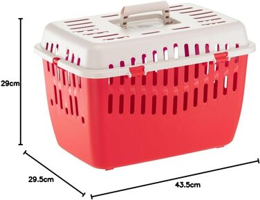 Переноска для котів та собак Ferplast Binny 2, 44 x 30 x 29 см, до 8 кг