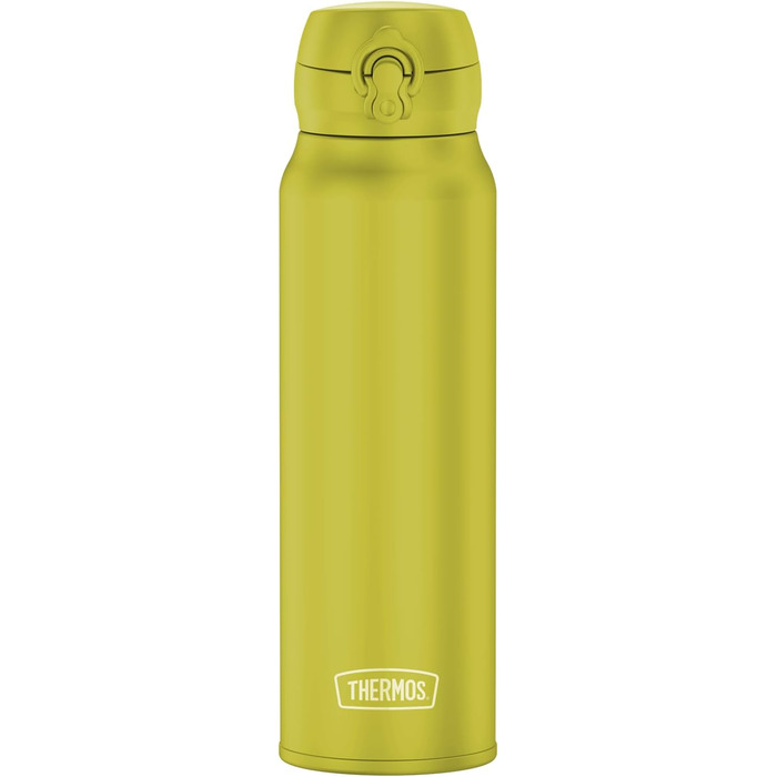 Термос THERMOS Ultralight 0,5 л, нержавіюча сталь, зберігає тепло 10 год / холод 20 год, герметичний, для води, чаю, 750 мл (Glowing Green)