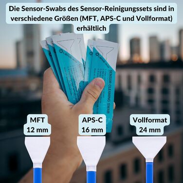 Набір для чищення камери LENS-AID 8-в-1: для об'єктивів, камер повного формату та APS-C. З рідким очищувачем, мікрофіброю, стайками, серветками, стиком, повітряним насосом та іншим.