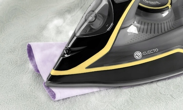 Парова праска Electo з керамічною підошвою, 3000 Вт, 380 мл, бежево-коричнева