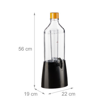 Relaxdays 1.1 L Drink Dispenser with Tap