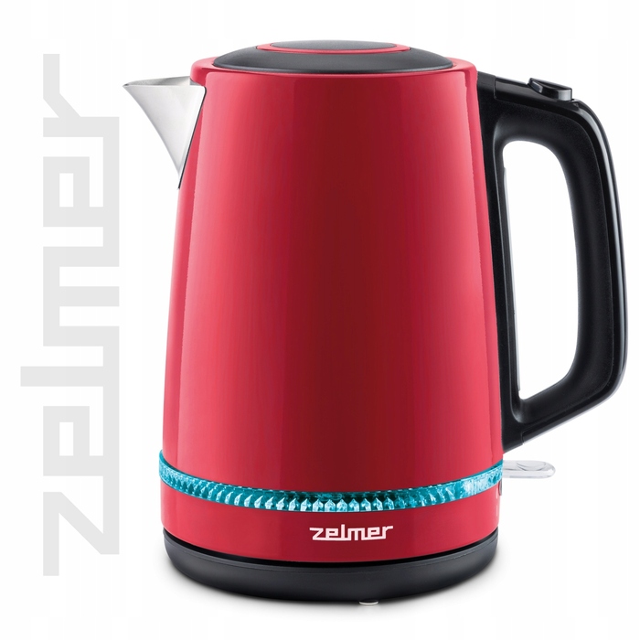 Електричний чайник Zelmer ZCK7921R, 2200 Вт, 1,7 л, червоний