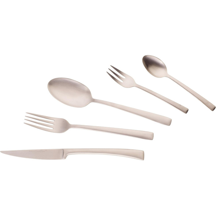 ECHTWERK Avelino Flatware Set, Bronze Edition, 20-Piece, Dinnerware Set for up to 4 People, 18/10 Stainless Steel, Matte Finish, High-Quality Cutlery Set, for Dining Table, Table Decoration for Weddings & Festive Tables