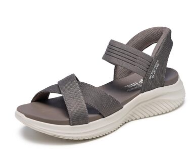 Сандалі Skechers Ultra Flex 3.0 Never Netter Hands Free Slip-ins жіночі, 42 EU, темно-бежеві