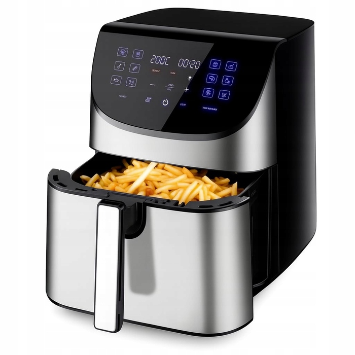 Аерофритюрниця Air Fryer 8L XXL: безмасляна фритюрниця з 12 програмами