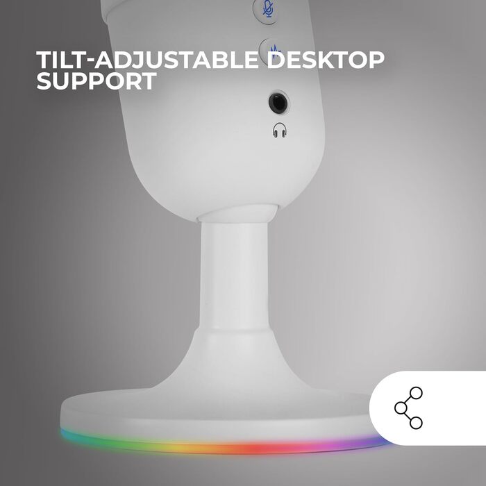 Мікрофон Mars Gaming MMIC-XT: Професійний студійний мікрофон з кулястим направленням, 192kHz, 24-bit, з поп-фільтром та антишоковим кріпленням