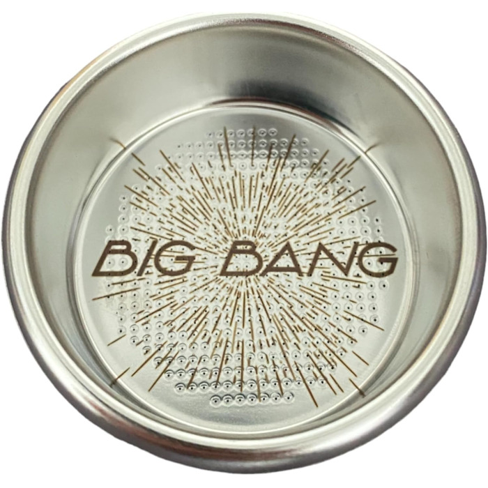 IMS Big Bang B62.52TFH25.5BB | B62.5 2T H25.5 BB | Competition Precision Filter Basket for 54 mm Portafilters | 20–22 gr. | Double Espresso | H25.5 | Double Basket | Shower Screen | Stainless Steel | Made in Italy