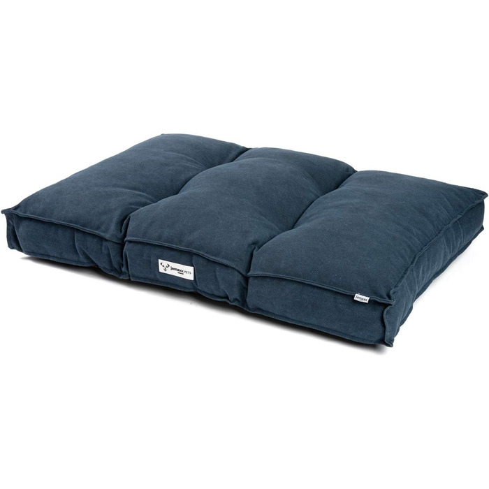 Лежанка для собак JAMAXX з м'якою наповнювачем, знімний чохол, лежанка-матрац для собак, колір dark-blue, розмір M (65x55 см), PDB1086