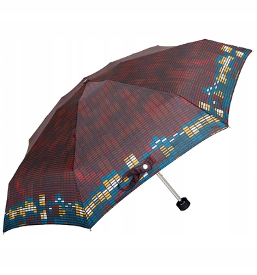 Парасолька F.P.Parasol, складана, ручна, з чохлом, багатоколірна