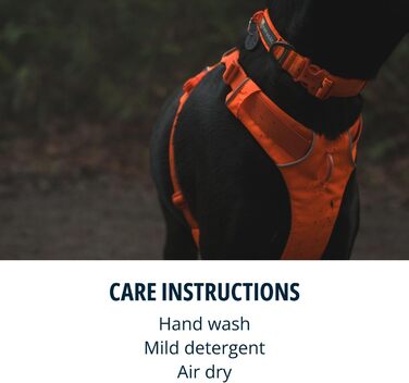 Нашийник для собак Ruffwear Front Range з V-подібним кільцем, регульований, зручний, м'який, для повідка, 11'-14' (Blaze Orange, 14'-20')