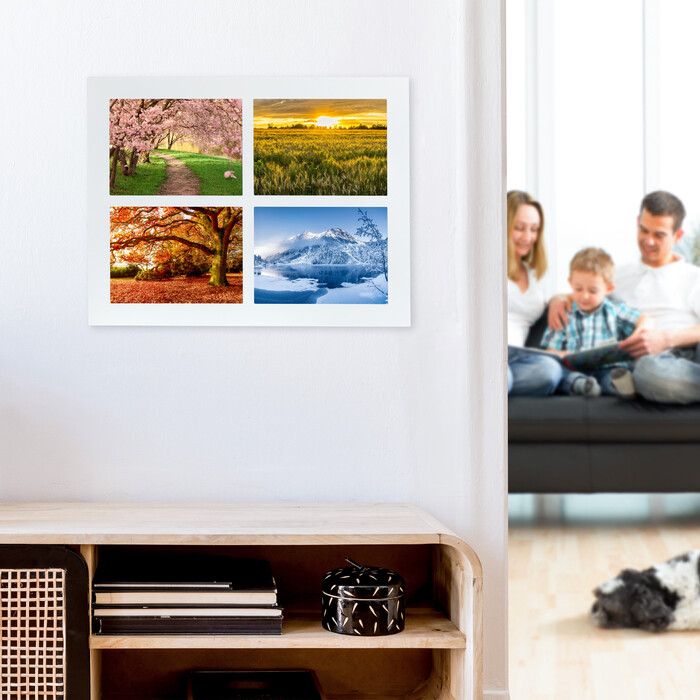 Relaxdays 4-Photo Collage Picture Frame