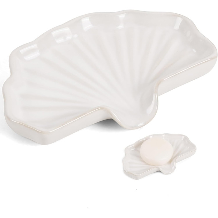 Керамічна мильниця з піддоном Antis's Home, зелена, для ванної кімнати, душа та умивальника, сучасний дизайн