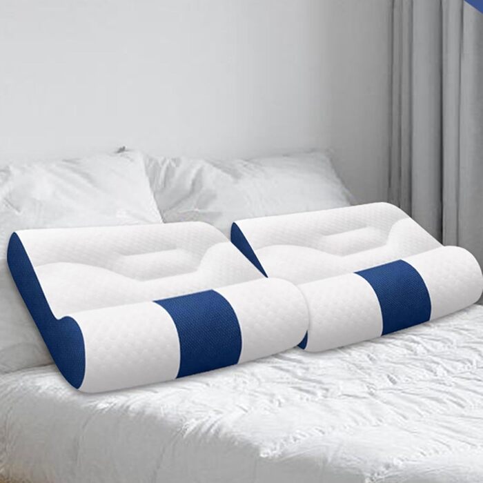 Novgorod Neck Pillow, Contour Pillow for Sleeping | Ergonomic Contour Bed Pillow, Adjustable Height, Contoured Neck Support Pillow for Neck Relief