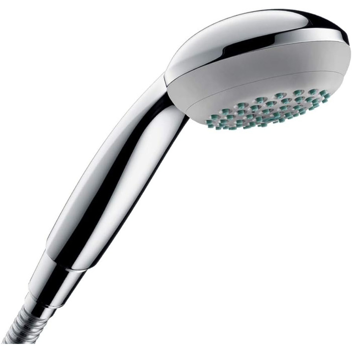 hansgrohe Crometta 85 - Showerhead, Hand Shower with Showerhead, Showerhead with Anti-Limescale Function, Chrome, 28563000 (1 Spray Pattern)