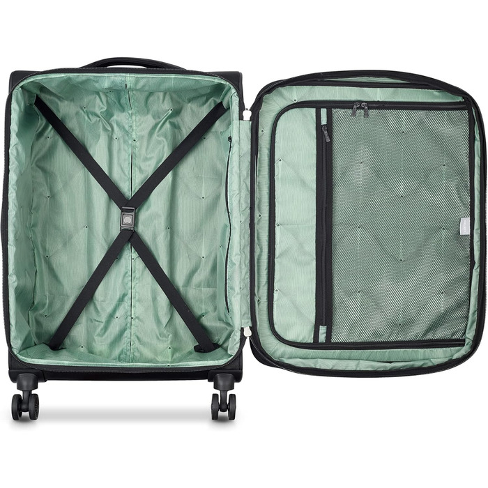 Чемодан DELSEY Paris Sky Max 2.0 Softside Розширюваний з колесами, Зелений (Набір 2 шт. (24